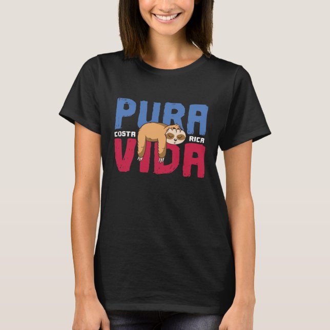 Pura Vida Sloth T-Shirt (Front)