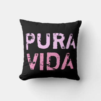 Pura Vida Throw Pillow