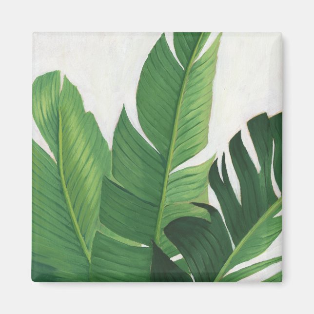 Pura Vida - Tropical Leaves Magnet (Front)