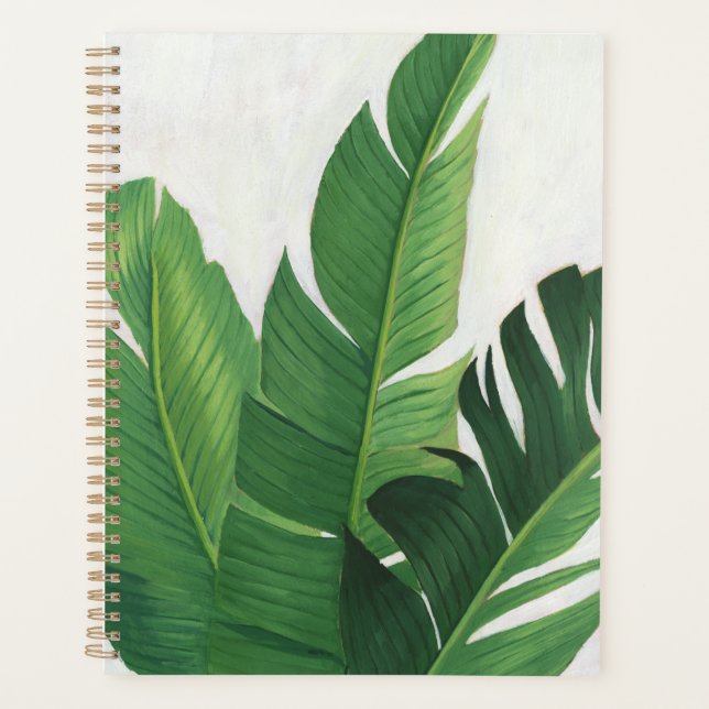 Pura Vida - Tropical Leaves Planner (Front)