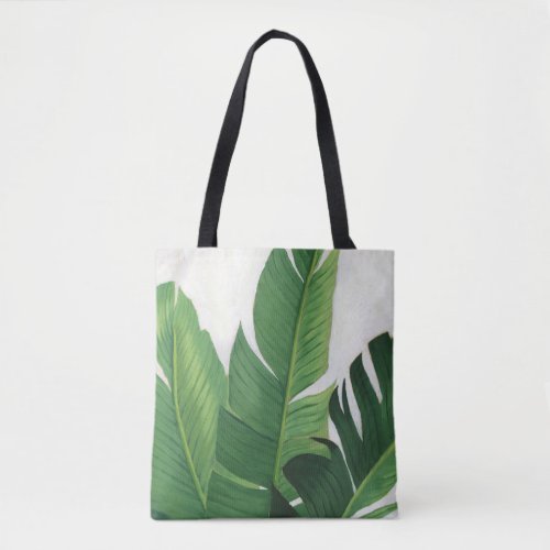 Pura Vida _ Tropical Leaves Tote Bag