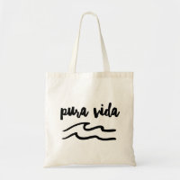Pura Vida Wave Costa Rica Tote Bag