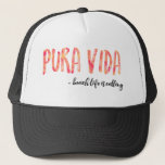 Pura Vida Women&#39;s Orange Sunset Trucker Hat at Zazzle