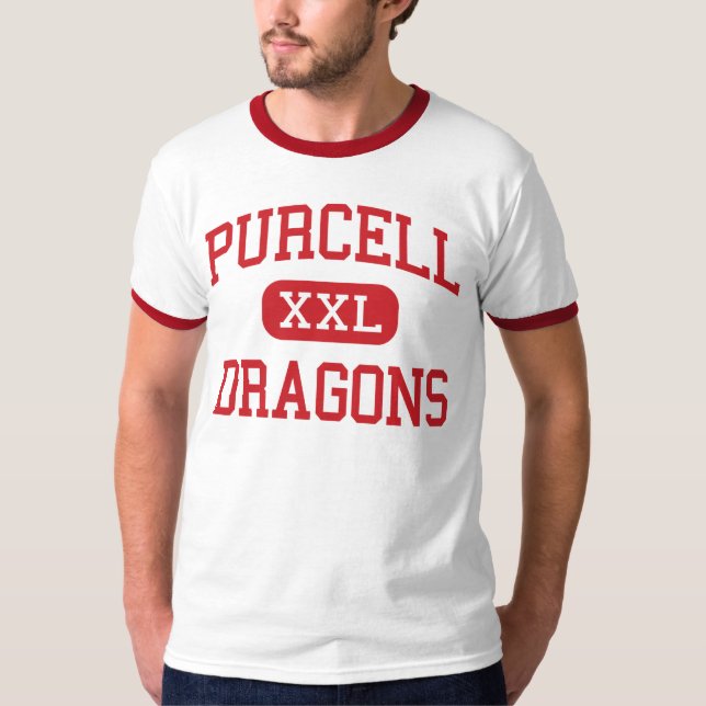 Purcell - Dragons - High School - Purcell Oklahoma T-Shirt (Front)
