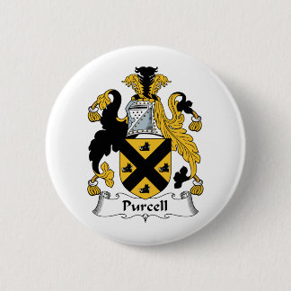Purcell Family Crest Button