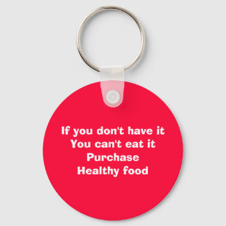 Purchase healthy food keychain