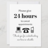 Purchase this 24 hour cancelation policy (Front)