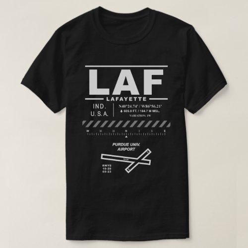 Purdue Univ Airport LAF T_Shirt