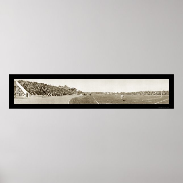 Purdue Wabash Football Photo 1913 Poster (Front)