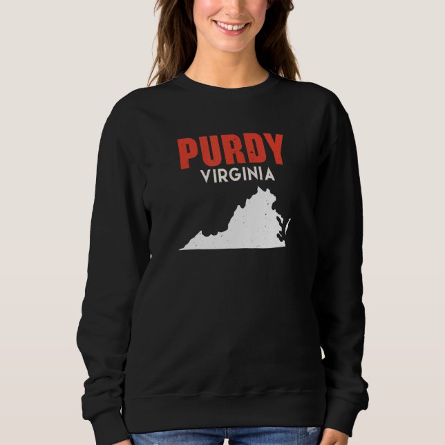 Purdy Washington USA State America Travel Washingt Sweatshirt (Front)