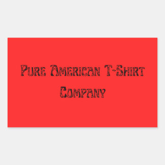 Pure American T-Shirt company Sticker