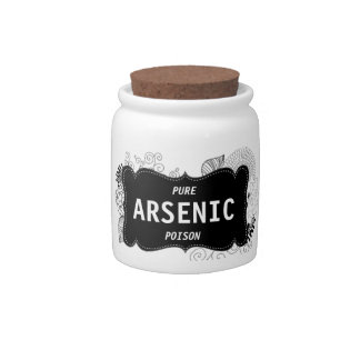 Pure ARSENIC poison Candy Jar