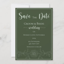 Pure Bliss: Daisy Flower Wedding Save The Date