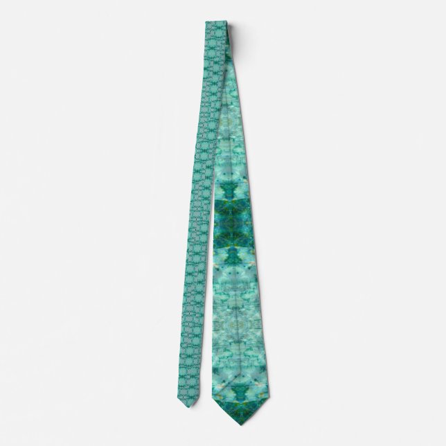 PURE Blue Kabbalah Yoga by Deprise Neck Tie (Back)