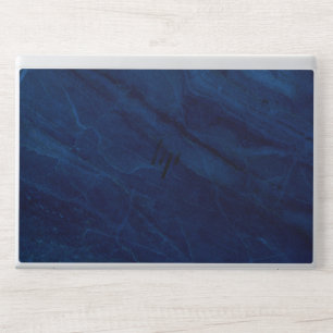 Pure blue marble HP laptop skin