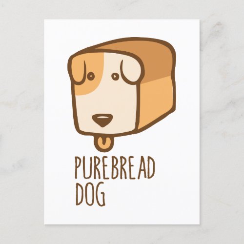 Pure_Bread Dog Postcard