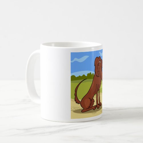 Pure Bred Irish Setter Dog Coffee Mug