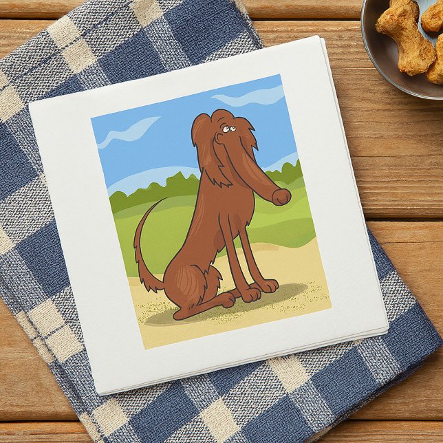 Pure Bred Irish Setter Dog Napkins (Creator Uploaded)