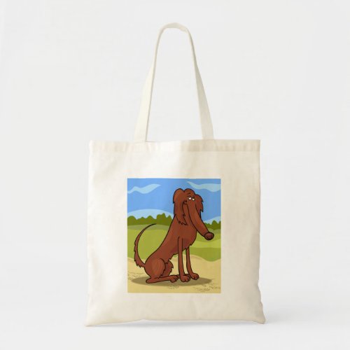 Pure Bred Irish Setter Dog Tote Bag