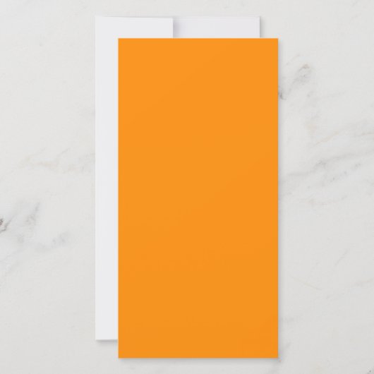 Pure Bright Orange Customized Template Blank (Front)