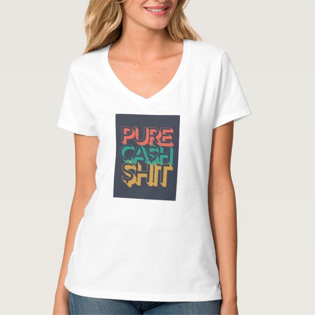 Pure Ca$h $hit-bad ultrarunning advice women T-Shirt (Front)