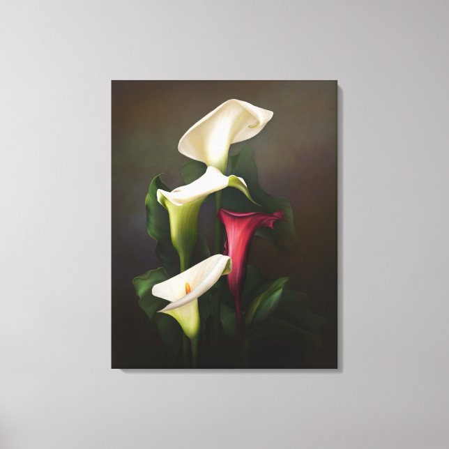 "Pure Calla" Canvas Print (Front)