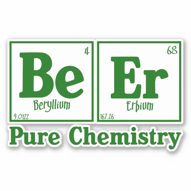 Pure Chemistry 2 Sticker (Front)