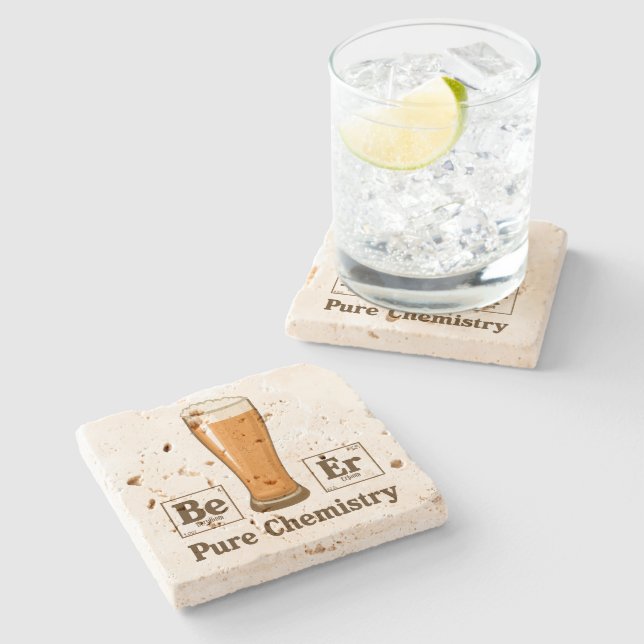 Pure Chemistry Stone Coaster (Side)