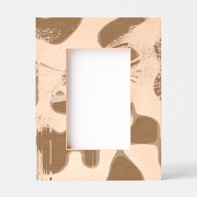 "Pure Contemporary" (4 x6 Portrait) Engraved Frame Frames (Front)