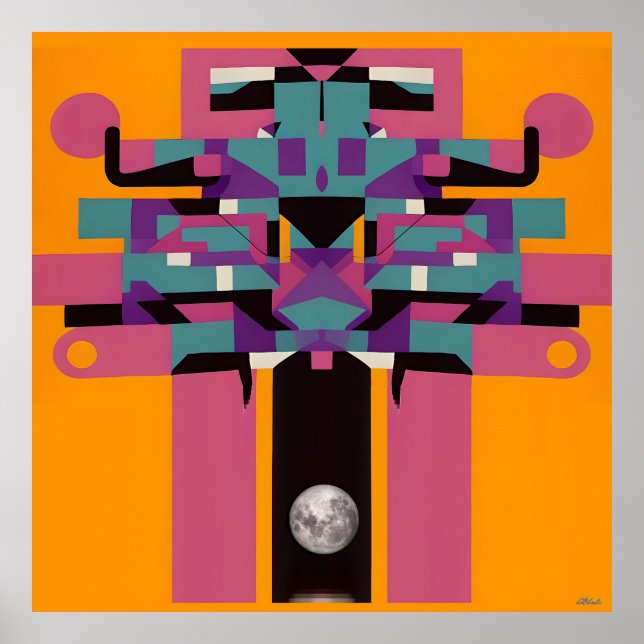 Pure Demure - Ken Gage Surreal Art Poster (Front)