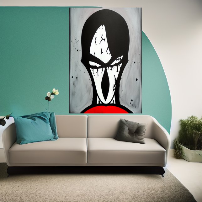 Pure evil of darkness | AI Art  Poster (Creator Uploaded)