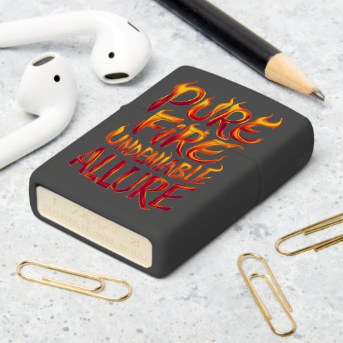 Pure Fire Undeniable Allure Zippo Lighter