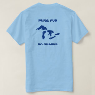 Pure Fun, No Sharks. Color T-Shirt