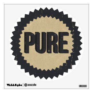 Pure Gasoline vintage sign reproduction Wall Sticker