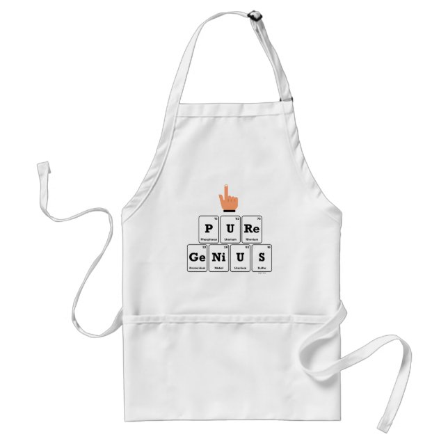 Pure Genius Adult Apron (Front)