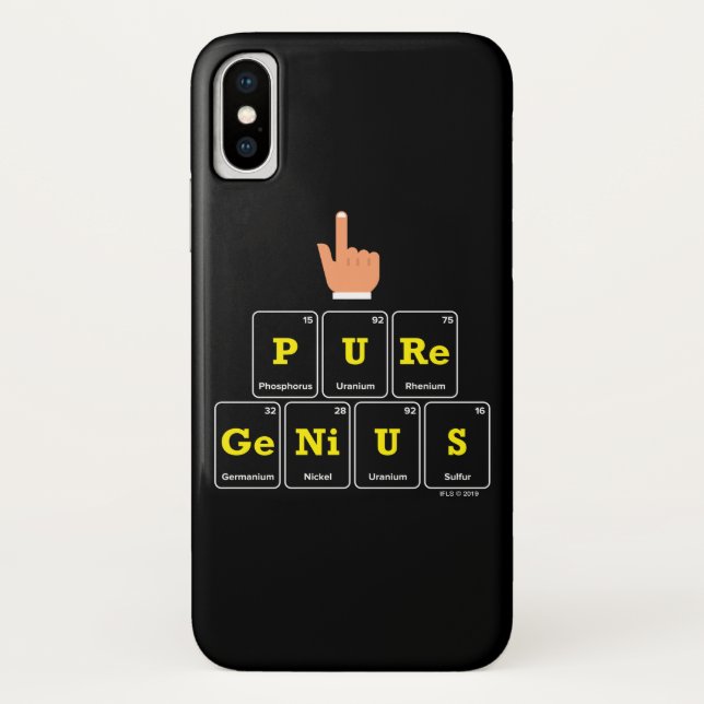 Pure Genius Case-Mate iPhone Case (Back)