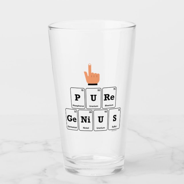 Pure Genius Glass (Front)