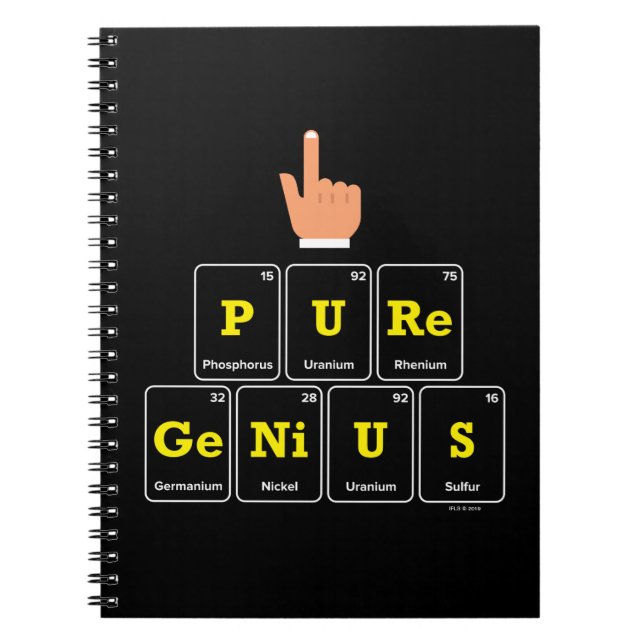 Pure Genius Notebook (Front)