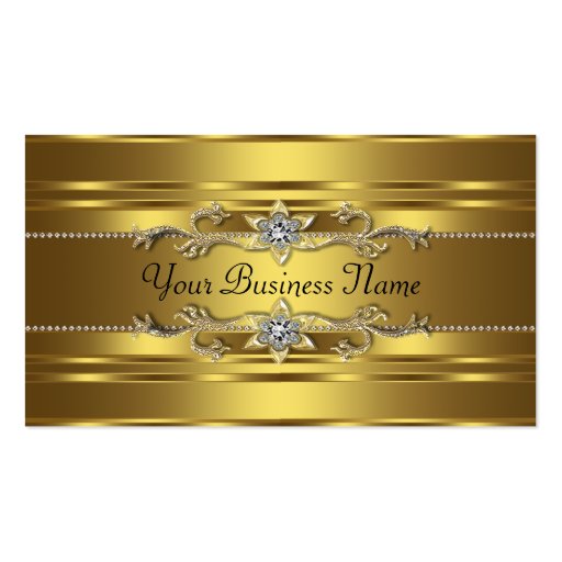 Pure Gold Business Cards | Zazzle