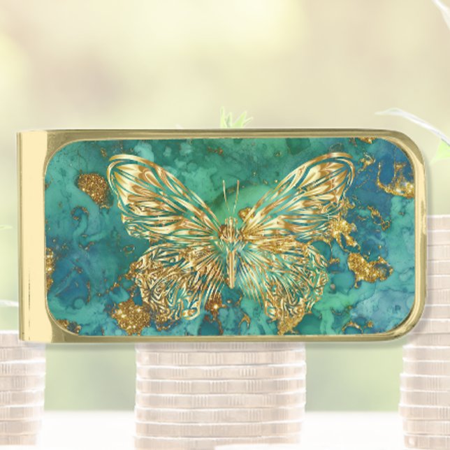Pure Gold Butterfly Money Clip (Creator Uploaded)