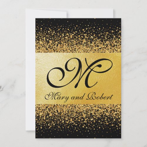 Pure Gold Elegance Invitation