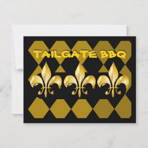 Pure Gold Fleur de Lis Invitation