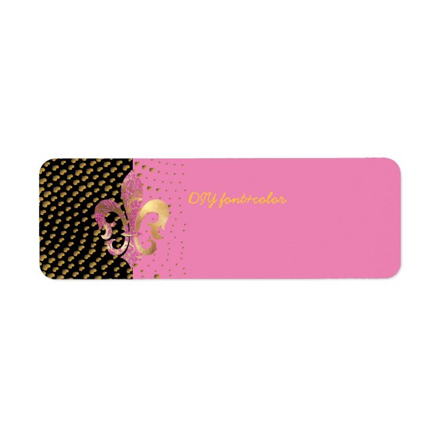Pure Gold Fleur de Lis Label (Front)
