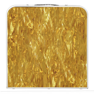 PURE GOLD FOIL Pattern + your text / photo Beer Pong Table
