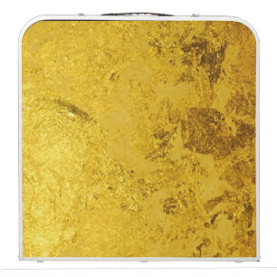 PURE GOLD LEAF Pattern + your text / photo Beer Pong Table