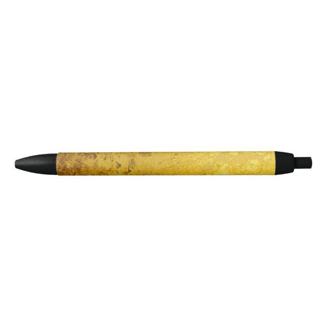 PURE GOLD LEAF Pattern + your text / photo Pen (Front)
