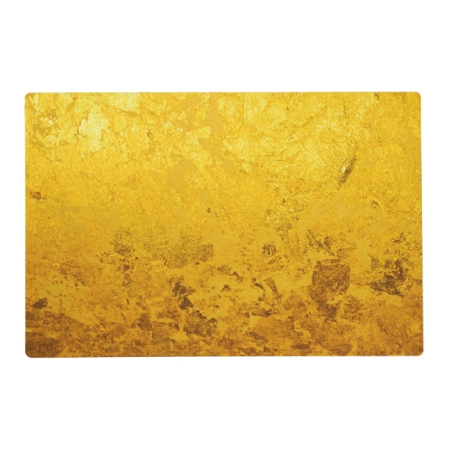 Pure Gold Leaf Pattern   Your Text / Photo Placemat