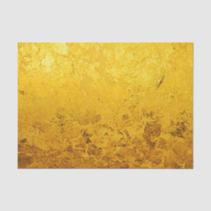PURE GOLD LEAF Pattern + your text / photo Tissue Paper