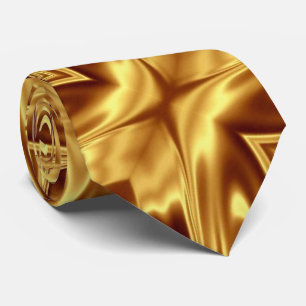 Pure gold neck tie
