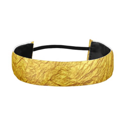 PURE GOLD PAPER Pattern  your text  photo Athletic Headband